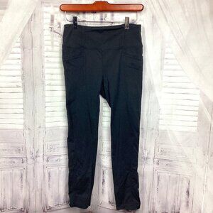 Athleta Black Leggings Thigh Pockets S